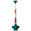 Image de Suspension H91 Décò Lariat Collection C2532 1 lumière Finition verte pétrole