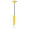 Image de Petite suspension Vintage Decò Pi Céramique Jaune Citron 1 Lumière E27