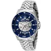 Image de Maserati Montre Homme Automatique Analogique Bracelet Acier Collection Sfida R8823140011, Argenté, bleu, 44.00, Bracelet