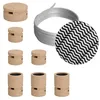 Image de creative cables - Système Filé Linear Kit - avec câble de 5 m pour chaîne et 7 composants en bois d'intérieur - CZ04