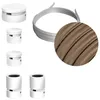 Image de Système Filé Wiggle Kit - avec câble de 3 m pour chaîne et 5 composants en bois peint blanc pour intérieur - CM27