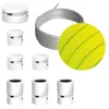 Image de Système Filé Linear Kit - avec câble de 5 m pour chaîne et 7 composants en bois peint blanc pour intérieur - CF10