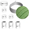 Image de Système Filé Linear Kit - avec câble de 5 m pour chaîne et 7 composants en bois peint blanc pour intérieur - CX08