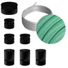 Image de Système Filé Linear Kit - avec câble de 5 m pour chaîne et 7 composants en bois verni noir pour intérieur - CH69