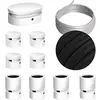 Image de Système Filé Symmetric Kit - avec câble de 5 m pour chaîne et 9 composants en bois peint blanc pour intérieur - CM04