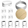 Image de Système Filé Symmetric Kit - avec câble de 5 m pour chaîne et 9 composants en bois peint blanc pour intérieur - CN06