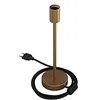 Image de creative cables Alzaluce - Lampe de Table en Métal - 30 cm Bronze Satiné