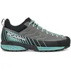 Image de Scarpa Mescalito GTX Wmn Chaussures basses de randonnée Gris moyen Aqua, Bleu sarcelle, 40 EU