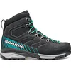 Image de Scarpa Mescalito TRK GTX Femme, Dark Anthracite Tropical Green, 40 EU