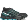 Image de SCARPA Chaussures de trail Spin ST pour homme pour la randonnée et le trail running, Noir//Azure, 10-10.5 Women/9-9.5 Men