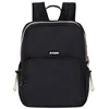 Image de K-way Sac à dos pour ordinateur portable en nylon. Imperméable, hydrofuge, coupe-vent. Deux poches avant zippées et deux latérales réglables avec élastique. Compartiment intérieur pour ordinateur et