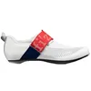 Image de Fizik Hydra Aeroweave Carbon, Chaussures de Randonnée Unisexe-Adulte, White Red Blue, 43 EU