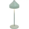 Image de Zafferano, Lampe Amelie, Lampe de Table Rechargeable Sans Fil avec Contrôle Tactile, Convient pour Salon et Extérieur, Variateur, 2200-3000 K, Hauteur 34 cm, Couleur Vert Feuille
