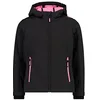 Image de CMP Veste softshell unisexe pour enfants, Anthracite et rose fluo., 92