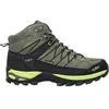 Image de CMP Rigel Mid Trekking Shoes WP, Chaussures Homme, Kaki acide, 43 EU