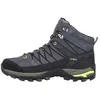 Image de CMP Rigel Mid Trekking Shoes WP, Walking Shoe Homme, Grey Yellow Fluo, 45 EU