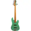 Image de Markbass MB GV 5 Gloxy Val Surf Green CR MP 5-snarige elektrische basgitaar met gigbag
