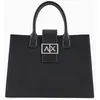 Image de Armani Exchange Jodie pour femme, durable, fermeture à plaque avec logo, taille moyenne, noir, Noir, Einheitsgröße