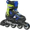 Image de Rollerblade Microblade Rollers en ligne pour garçons, loisirs, enfants, noir/bleu, 33-36,5
