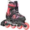 Image de Rollerblade Microblade SL Rollers en ligne pour fille Noir/corail Pointure 36,5-40,5