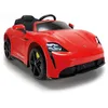 Image de Voiture Électrique Enfants de 3 à 4 Ans Porsche Taycan a Batterie 12V + Lumières + Sons + Mp3 +Marche Arrière + Télécommande + Batterie et Chargeur Inclus + 6 km/h + Rouge - INJUSA