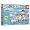 Image de Educa 2 Puzzles - Intérieur/Extérieur - Bateau 19958