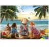 Image de Educa Chiens sur la plage 20291