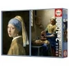 Image de Educa 2 Puzzles - La Jeune Fille à la Perle & La Laitière. Johannes Vermeer 20309