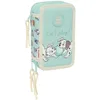 Image de Safta CATS & DOGS - Trousse scolaire avec 37 outils inclus, trousse pour enfant, idéale pour les enfants de 5 à 14 ans, confortable et polyvalente, qualité et résistance, 12,5 x 5,5 x 19,5 cm, bleu