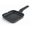 Image de Lacor - 25162 - PFOA 100% libre en aluminium moulé sous pression, double couche antiadhésive, coffre-fort à induction, poignée ergonomique Soft Touch 14 x 14 x 2,5 cm, noir