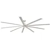 Image de FARO BARCELONA 33496 Manhattan Ventilateur de plafond LED avec lumière nickel mat avec moteur CC