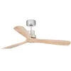 Image de FARO Ventilateur de plafond Barcelona 33373DC LANTAUNiquel/Pin avec moteur DC