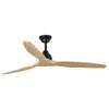 Image de FARO BARCELONA Ventilateur de plafond ALO acier noir mat, bois de pin H:30,2cm Ø152cm