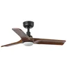 Image de Faro Heywood Petit ventilateur de plafond CC en bois clair 6 vitesses Blanc