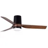 Image de FARO BARCELONA 33835-1TW Mini Point Tub S Ventilateur LED Noir/Bois Foncé DC