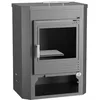 Image de FM Poêle à Bois Acier M-102 9kW avec Porte en Fonte