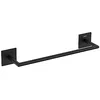Image de Bath+ by cosmic - Porte-serviettes noir mat (30 cm) - Stick