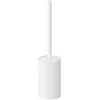 Image de COSMIC Architect Sp Brosse de Toilette de Design Circulaire et Élégant Fabriquée en Métal. Porte-brosse de Sol pour WC en Couleur Blanche Mate