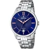 Image de Festina Montre à quartz analogique pour homme avec bracelet en acier inoxydable F20425/5, bleu, Bracelet