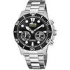 Image de Lotus Montre modèle 18800/2 de la collection Connected, boîtier de 44,5 mm noir avec bracelet en acier pour homme, Unique, Bracelet