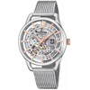 Image de Festina Montre pour femme F20627/1 automatique avec boîtier en acier inoxydable 316l argenté et bracelet en acier inoxydable 316l argenté, argent, Bracelet