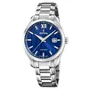 Image de Festina Montre pour Homme F20026/2 Swiss Made Boîtier en Acier Inoxydable Gris Bracelet en Acier Inoxydable Gris, Bleu
