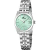 Image de Lotus Freedom 18992/4 Montre pour femme avec boîtier en acier inoxydable argenté, vert