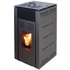 Image de JOIMA - Poêle à granulés sans électricité modèle Natur Style 8 kW - Poêle à granulés sans courant - Fonctionne sans raccordement électrique - Noir