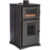 Image de JOIMA - Poêle à Granulés avec four sans électricité modèle Vitta Nature 8 kW [Classe énergétique A+]