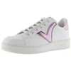 Image de Victoria Basket Basse Madrid Effet Cuir & Pièces Métallisées En Contraste 1258202 pour Femme ROSA 37