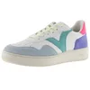 Image de Victoria Basket Basse Madrid Effet Cuir & Pièces Multicolores En Croûte De Cuir 1258269 pour Femme AZUL 38