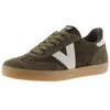 Image de Victoria Basket Basse Berlin Ciclista Velours Côtelé & Pièces En Contraste & Semelle Caramel 1126220 pour Femme KAKI 36