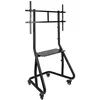 Image de Tooq Support de sol avec roulettes/pieds FS20200M-B Écran 60-105 Noir