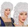 Image de Guirca 4181 Perruque d'époque Blanc Taille unique